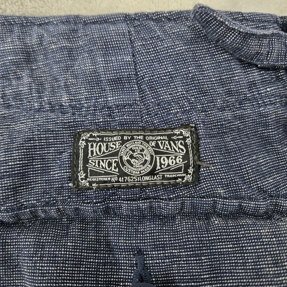 Vans Off The Wall Shorts Blue Flat Front Casual Size 34‎ Streetwear Blockcore - Picture 10 of 11